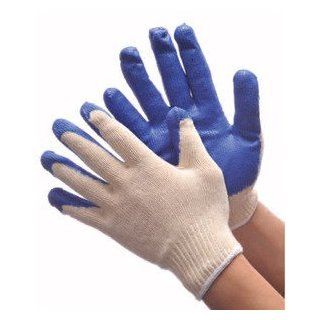 Major Gloves Major Gloves 50 3600C String Knit With Blue Latex Coating Glove, Economical Grade, Mens Grey(Pack of 144)