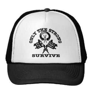 Tattoo Body Piercing Only The Strong Survive Trucker Hat