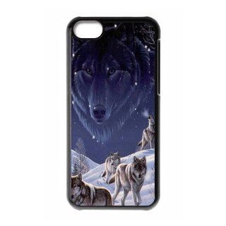 Wolf Hard Case for Apple Iphone 5C DoBest iphone 5C case CC449 Cell Phones & Accessories