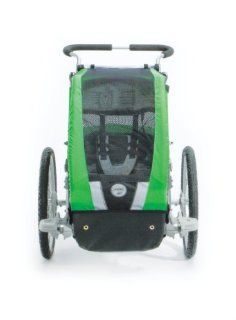 Chariot Cheetah 1 Carrier, Green/Black/Silver  Child Carrier Bike Trailers  Sports & Outdoors