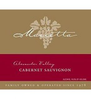 Marietta Cellars Cabernet Sauvignon 2009 750ML Wine