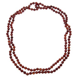 60 inch Carnelian Endless Necklace Gemstone Necklaces