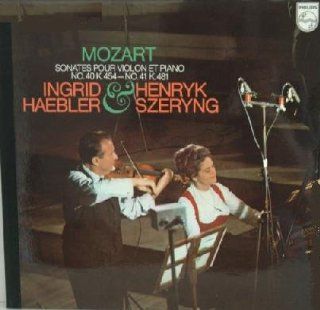 Mozart Sonatas for Piano and Violin K. 451, K. 481 / Ingrid Haebler & Henryk Szeryng Music
