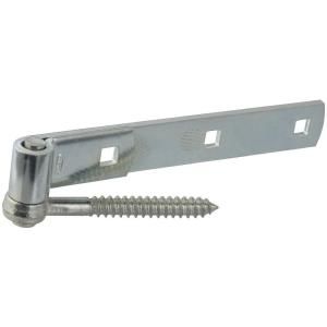National Hardware 8 in. Zinc Plated Gate Screw Hook/Strap Hinge without Fastener 290BC 8 S H/STRP HNG ZN