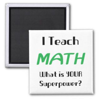 Teach math fridge magnets