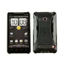 Xmatrix HTC Evo 4G Black Rubber Case Cases & Holders