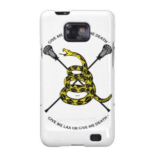Give Me Lax or Give Me Death Two Samsung Galaxy SII Covers