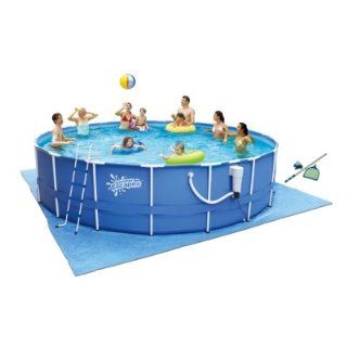 Summer Escapes 17 x 48 Above Ground Metal Frame Pool  Swimming Pools  Patio, Lawn & Garden