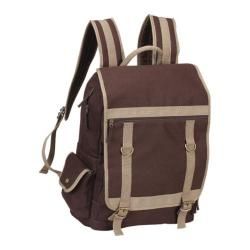 Goodhope P4685 Expresso Canvas Compucase Brown Goodhope Laptop Backpacks