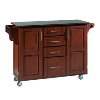 Home Styles Large Create a Cart in Cherry with Black Granite Top 9100 1074