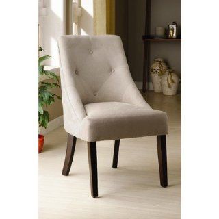Uptown Microfiber Dining Chair Upholstery Ivory   Upholstered Chair Dining Room Grey