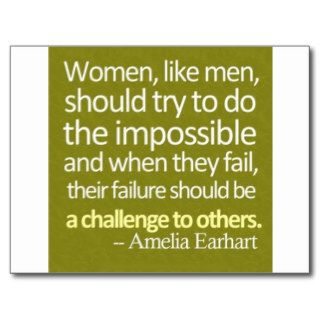 Inspirational Quotes for women Postcard