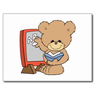 ABCs de enseñanza diseño lindo del oso de peluche  de