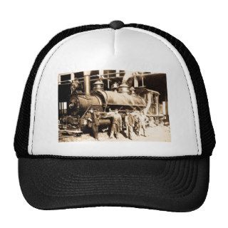 Grand Trunk Railroad Shop & Crew    Vintage Hats