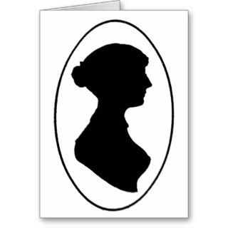 Jane Austen's Silhouette Card