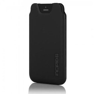 Incipio Marco Premium Pouch for iPhone 5   Retail Packaging   Obsidian Black / Black Chrome Cell Phones & Accessories