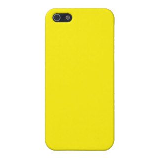 With Nothing On It Except Color   Bright Yellow Cover For iPhone 5