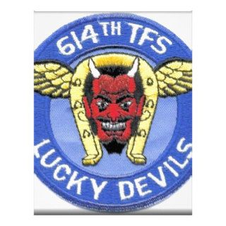614 TFW Lucky Devils Letterhead Template
