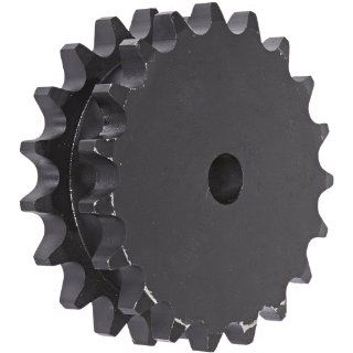 Martin Roller Chain Sprocket, Reboreable, Type A Hub, Double Single Strand, 120 Chain Size, 1.5" Pitch, 15 Teeth, 1.438" Bore Dia., 7.96" OD, 5.5" Hub Dia., 3.34375" Width
