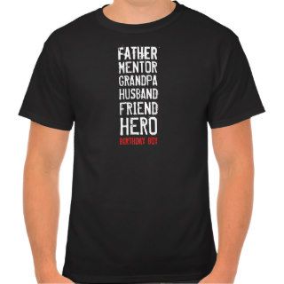 50th Birthday Hero Party Shirt for Him