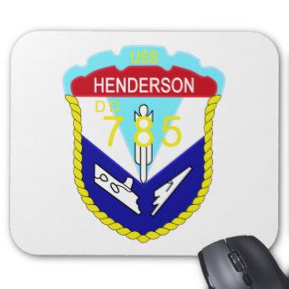 DD 785 USS HENDERSON US NAVY Destroyer Military Pa Mousepads