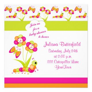 Butterfly & Baby Shower Invitation