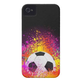 Neon Soccer Ball Iphone Case Case Mate iPhone 4 Cases
