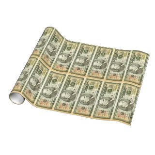 Million Dollar Bills Money Spread Background Gift Wrap
