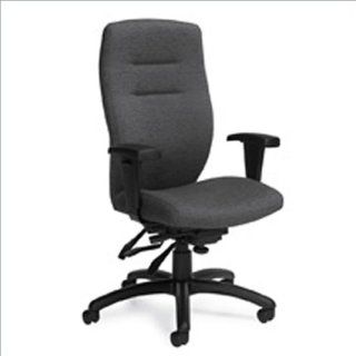 Global Synopsis Medium Back Multi Tilter Chair in Granite Rock  Desk Chairs 