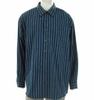 Van Heusen No Iron Long Sleeve Shirt Grey Blue Graphic 4XL at  Mens Clothing store Button Down Shirts