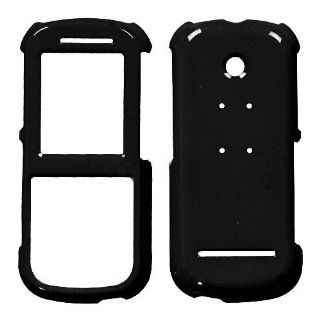 Hard Plastic Snap on Cover Fits Motorola VE440 Solid Dark Blue (Rubberized) MetroPCS Cell Phones & Accessories