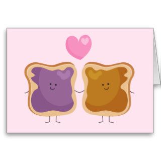 Peanut Butter and Jelly Love Card