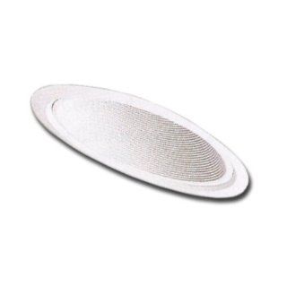 Halo Recessed 457W 7 Inch Slope Ceiling Trim Baffle with White Coilex Electronics