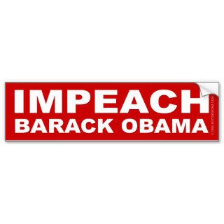 Impeach Barack Obama Bumper Sticker