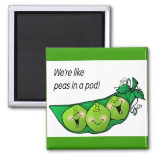 peas in a pod magnet