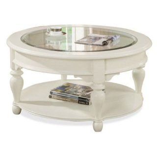 Riverside Essex Point Round Cocktail Table   Coffee Tables