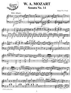 Mozart Piano Sonata No. 14 in C Minor, K.457 Instantly  and print sheet music Mozart Books