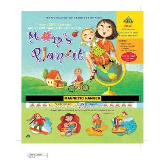 Mom's Plan It Calendar Christian [With 442 Stickers and Magnetic Hanger] 9781607840008 Books