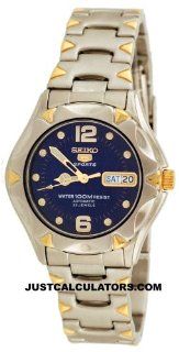 Seiko 5 Sports 100M 23 Jewels Automatic Watch SNZ458K1(Blue Face)  Players & Accessories