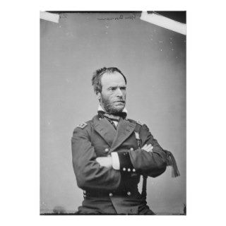 Union Army General William Tecumseh Sherman Custom Invite