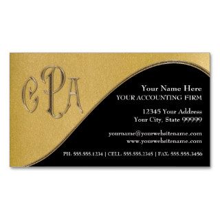 CPA Certified Public Accountant Business Taxes Business Card Templates