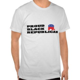 Proud Black Republican T Shirts
