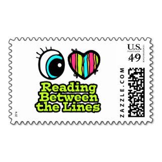 Bright Eye Heart I Love Reading Between the Lines Stamp