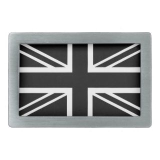 BLack & White Classic Union Jack British(UK) Flag Belt Buckles
