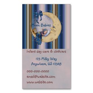 Moon Baby Elf Business Card Templates