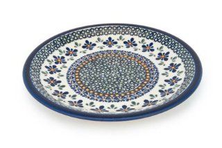 Polish Pottery Mosaic Flower Small Dinner Plate Kitchen & Dining