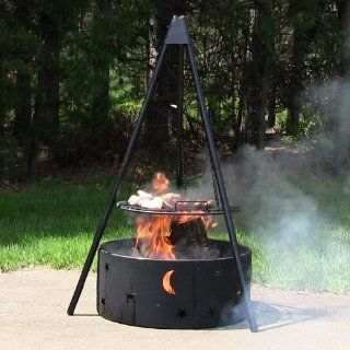 45" Tripod With 19" Cooking Grate   Fire Pits