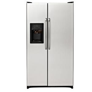 GE 25.3 cu. ft. Side by Side Refrigerator in CleanSteel GSL25JGDLS