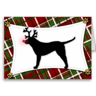 Chesapeake Bay Retriever Reindeer Christmas Card