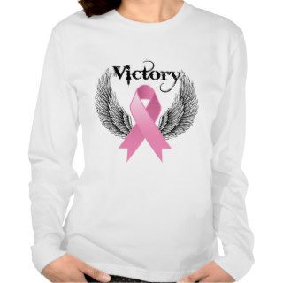 Victory Wings Breast Cancer T shirt